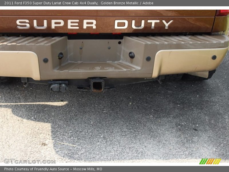 Golden Bronze Metallic / Adobe 2011 Ford F350 Super Duty Lariat Crew Cab 4x4 Dually