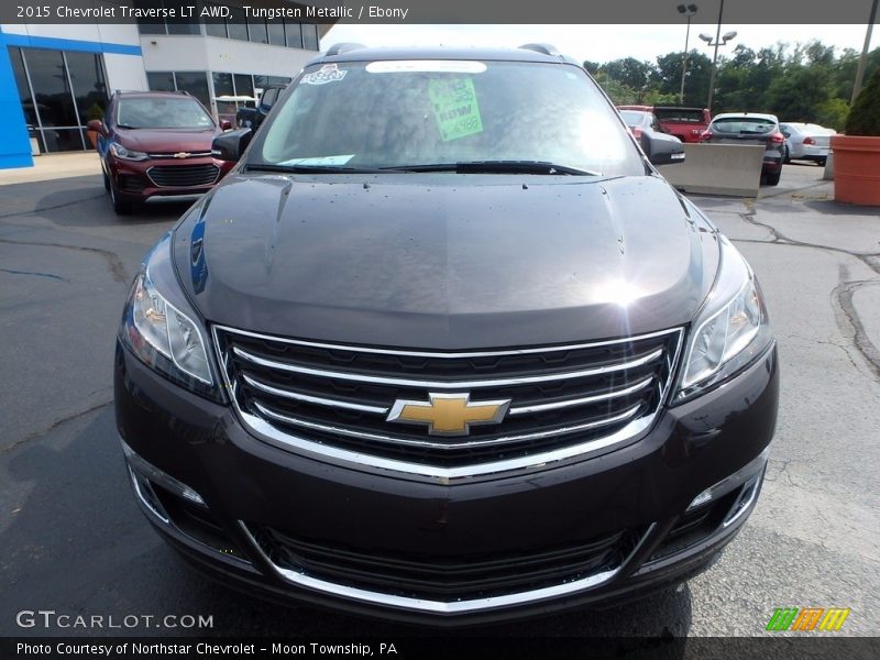 Tungsten Metallic / Ebony 2015 Chevrolet Traverse LT AWD