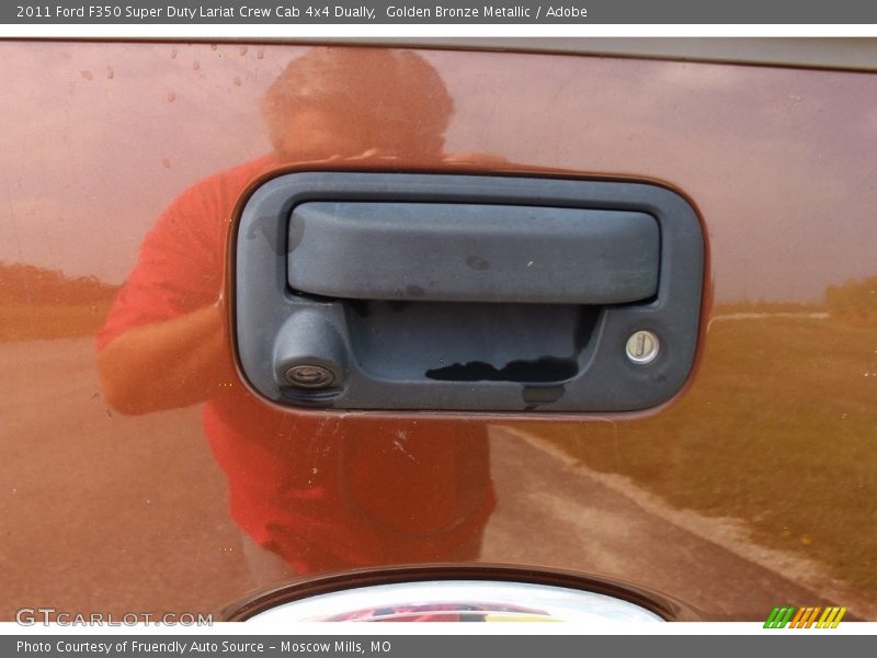 Golden Bronze Metallic / Adobe 2011 Ford F350 Super Duty Lariat Crew Cab 4x4 Dually