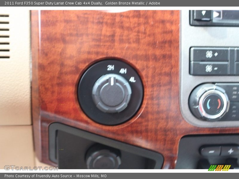 Golden Bronze Metallic / Adobe 2011 Ford F350 Super Duty Lariat Crew Cab 4x4 Dually