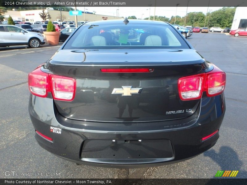 Ashen Gray Metallic / Jet Black/Titanium 2014 Chevrolet Malibu LS