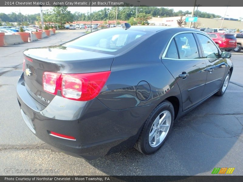 Ashen Gray Metallic / Jet Black/Titanium 2014 Chevrolet Malibu LS