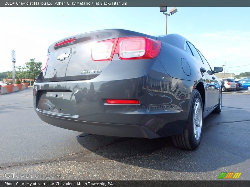 Ashen Gray Metallic / Jet Black/Titanium 2014 Chevrolet Malibu LS
