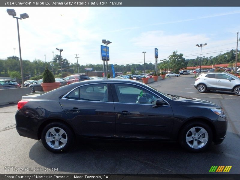 Ashen Gray Metallic / Jet Black/Titanium 2014 Chevrolet Malibu LS