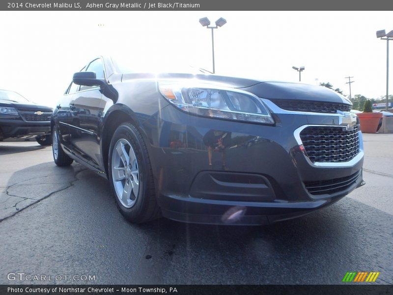 Ashen Gray Metallic / Jet Black/Titanium 2014 Chevrolet Malibu LS