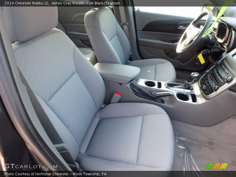 Ashen Gray Metallic / Jet Black/Titanium 2014 Chevrolet Malibu LS