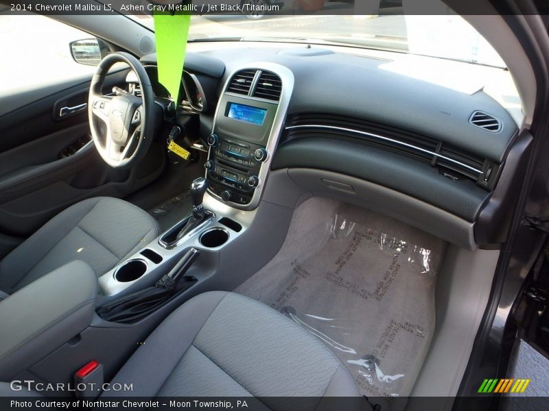 Ashen Gray Metallic / Jet Black/Titanium 2014 Chevrolet Malibu LS