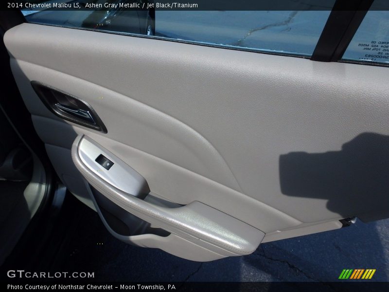 Ashen Gray Metallic / Jet Black/Titanium 2014 Chevrolet Malibu LS