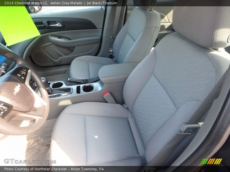 Ashen Gray Metallic / Jet Black/Titanium 2014 Chevrolet Malibu LS