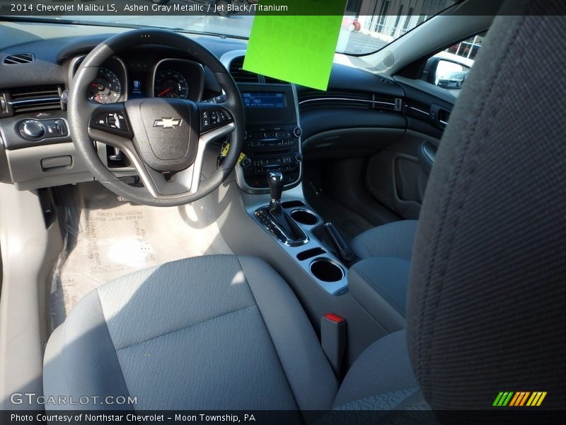 Ashen Gray Metallic / Jet Black/Titanium 2014 Chevrolet Malibu LS