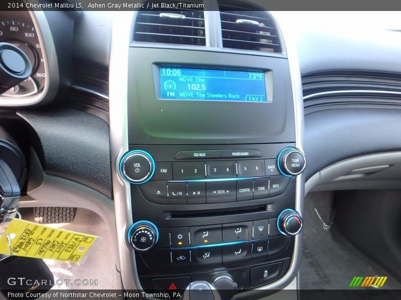 Ashen Gray Metallic / Jet Black/Titanium 2014 Chevrolet Malibu LS