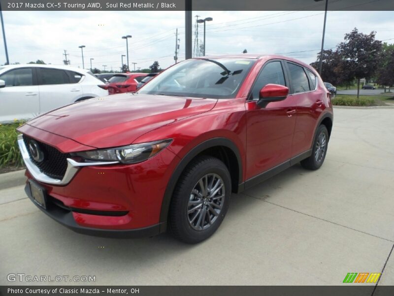 Soul Red Metallic / Black 2017 Mazda CX-5 Touring AWD