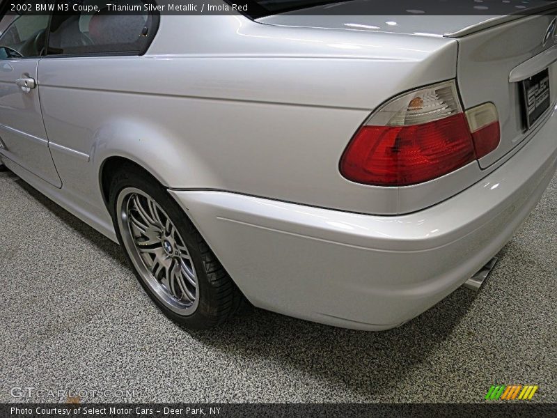 Titanium Silver Metallic / Imola Red 2002 BMW M3 Coupe