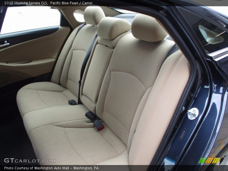 Pacific Blue Pearl / Camel 2013 Hyundai Sonata GLS