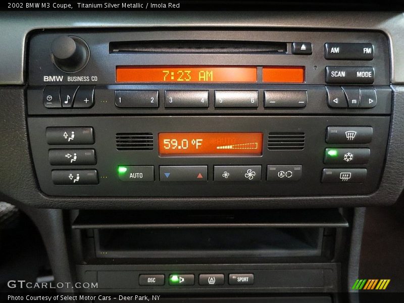 Titanium Silver Metallic / Imola Red 2002 BMW M3 Coupe