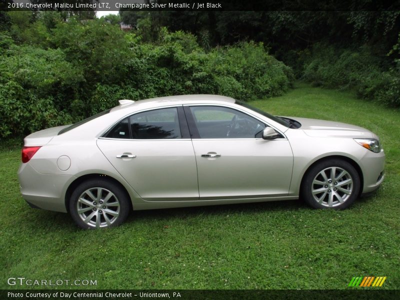 Champagne Silver Metallic / Jet Black 2016 Chevrolet Malibu Limited LTZ