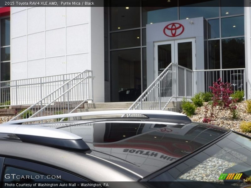Pyrite Mica / Black 2015 Toyota RAV4 XLE AWD