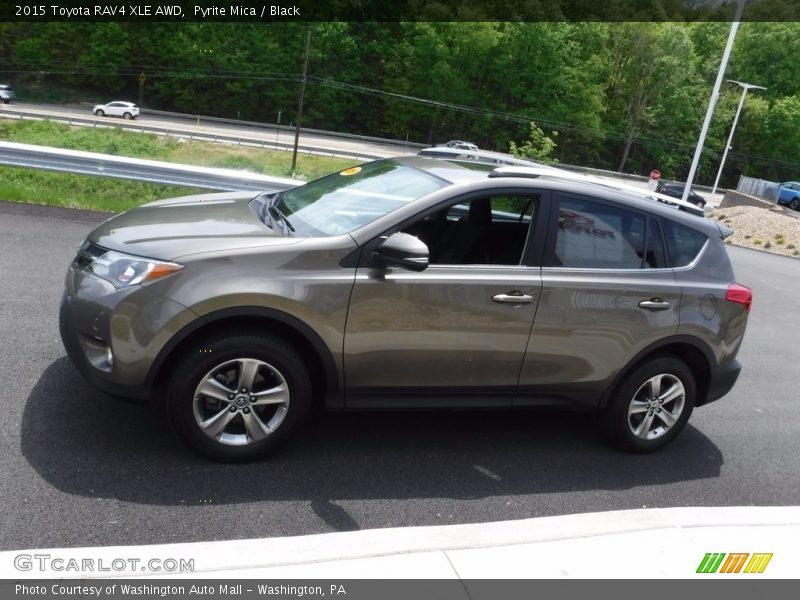 Pyrite Mica / Black 2015 Toyota RAV4 XLE AWD