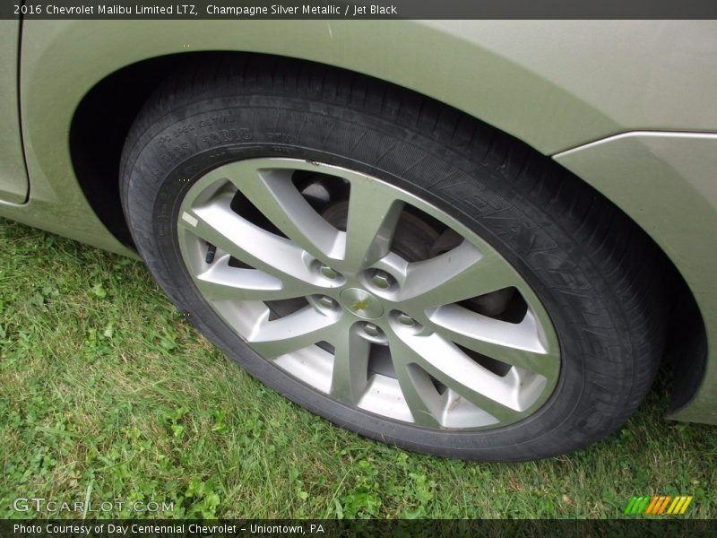 Champagne Silver Metallic / Jet Black 2016 Chevrolet Malibu Limited LTZ