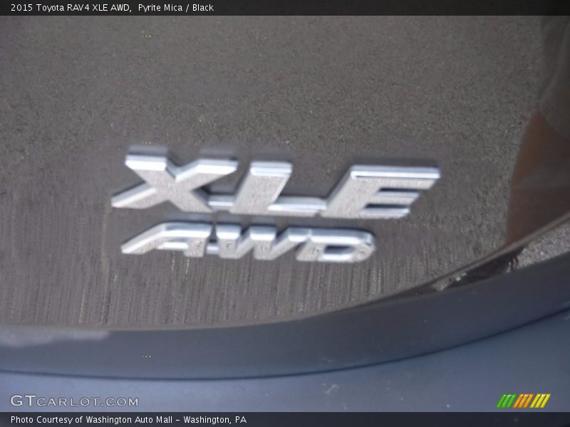 Pyrite Mica / Black 2015 Toyota RAV4 XLE AWD