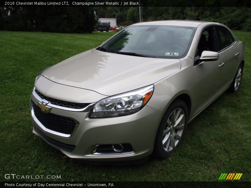 Champagne Silver Metallic / Jet Black 2016 Chevrolet Malibu Limited LTZ