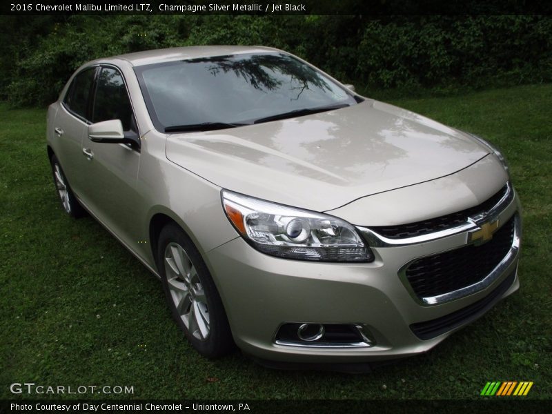 Champagne Silver Metallic / Jet Black 2016 Chevrolet Malibu Limited LTZ