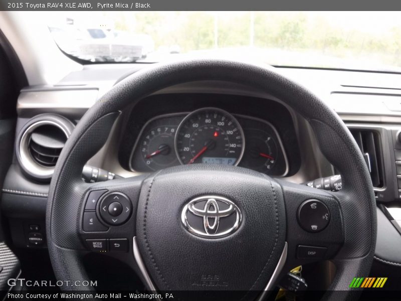 Pyrite Mica / Black 2015 Toyota RAV4 XLE AWD