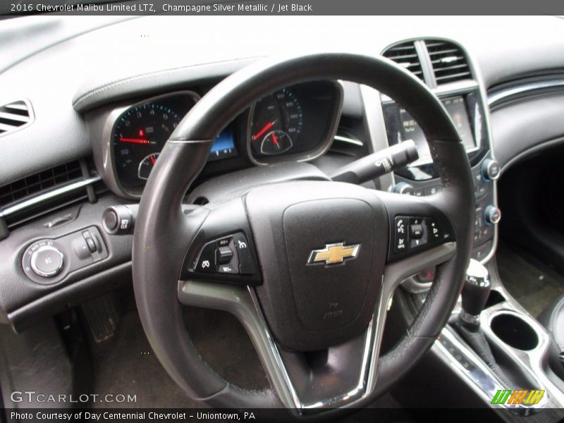 Champagne Silver Metallic / Jet Black 2016 Chevrolet Malibu Limited LTZ