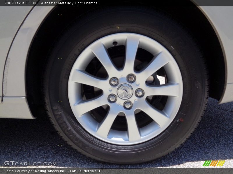 Alabaster Metallic / Light Charcoal 2002 Lexus ES 300