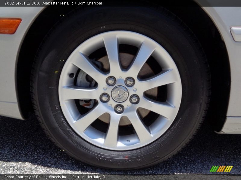Alabaster Metallic / Light Charcoal 2002 Lexus ES 300