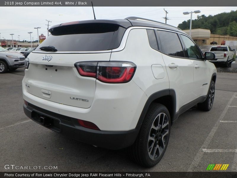 White / Black 2018 Jeep Compass Limited 4x4