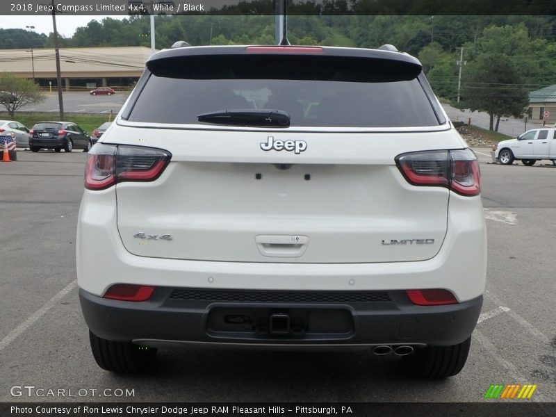 White / Black 2018 Jeep Compass Limited 4x4