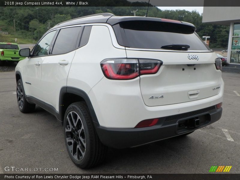 White / Black 2018 Jeep Compass Limited 4x4