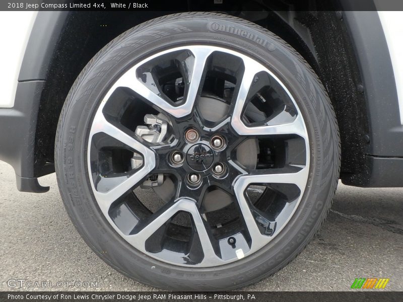 White / Black 2018 Jeep Compass Limited 4x4
