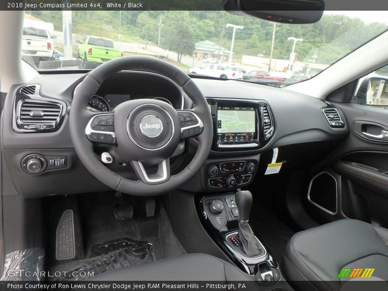White / Black 2018 Jeep Compass Limited 4x4
