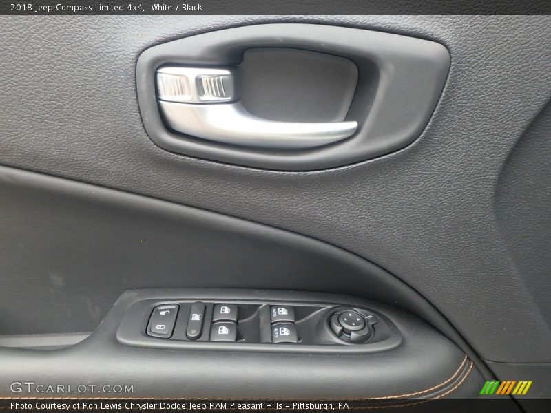 White / Black 2018 Jeep Compass Limited 4x4