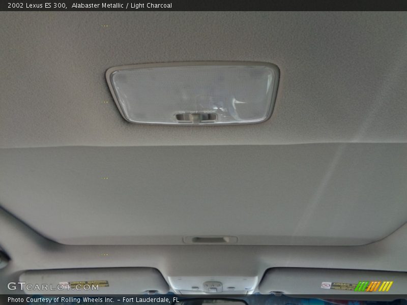 Alabaster Metallic / Light Charcoal 2002 Lexus ES 300