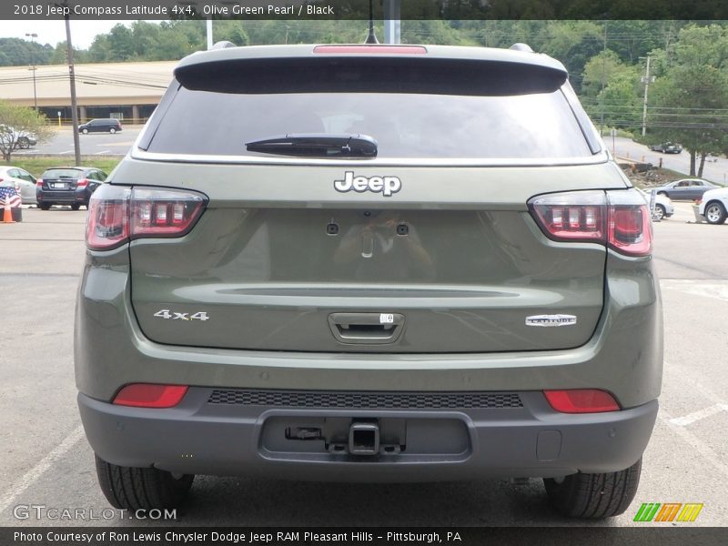 Olive Green Pearl / Black 2018 Jeep Compass Latitude 4x4