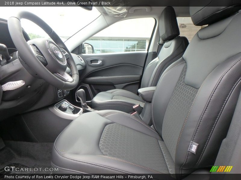 Olive Green Pearl / Black 2018 Jeep Compass Latitude 4x4