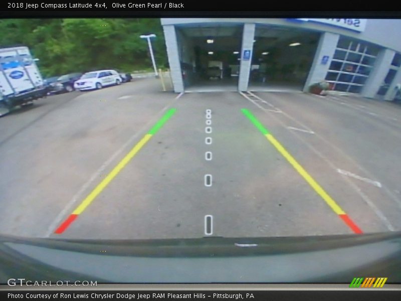 Olive Green Pearl / Black 2018 Jeep Compass Latitude 4x4