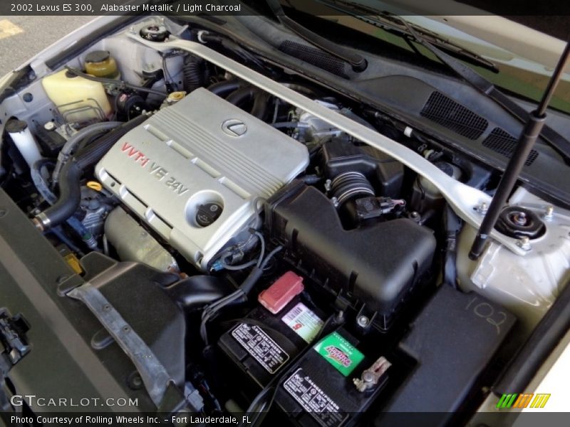 Alabaster Metallic / Light Charcoal 2002 Lexus ES 300