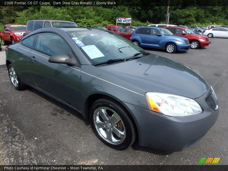 Dark Steel Gray Metallic / Ebony Black 2008 Pontiac G6 GT Coupe