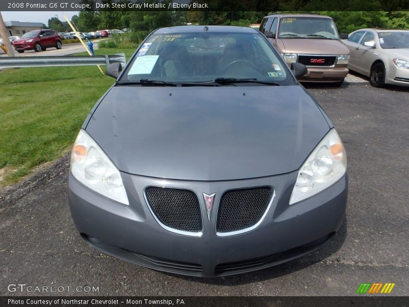Dark Steel Gray Metallic / Ebony Black 2008 Pontiac G6 GT Coupe