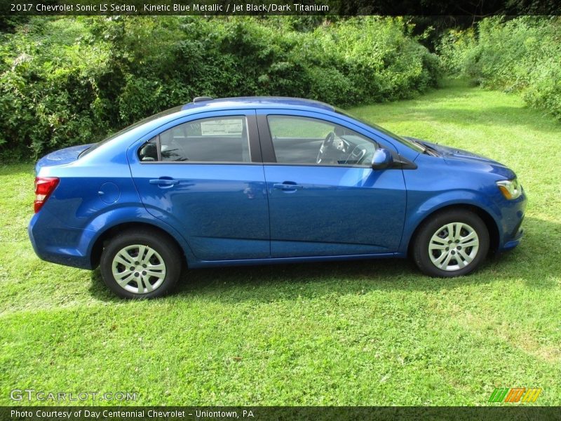 Kinetic Blue Metallic / Jet Black/Dark Titanium 2017 Chevrolet Sonic LS Sedan