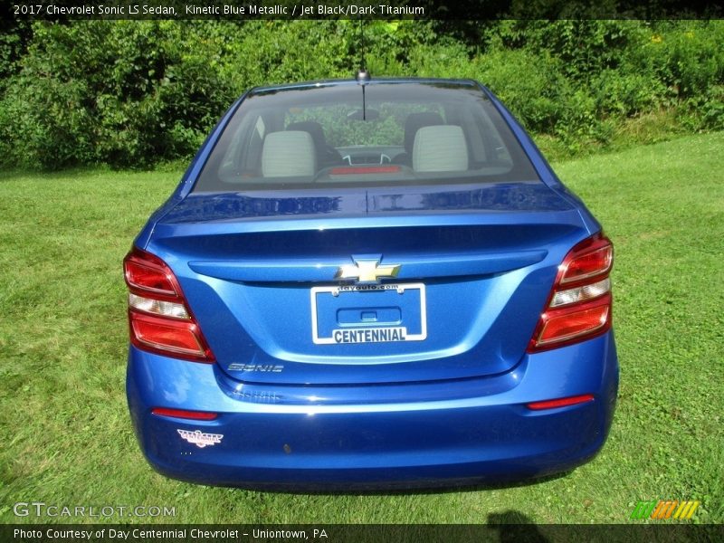 Kinetic Blue Metallic / Jet Black/Dark Titanium 2017 Chevrolet Sonic LS Sedan