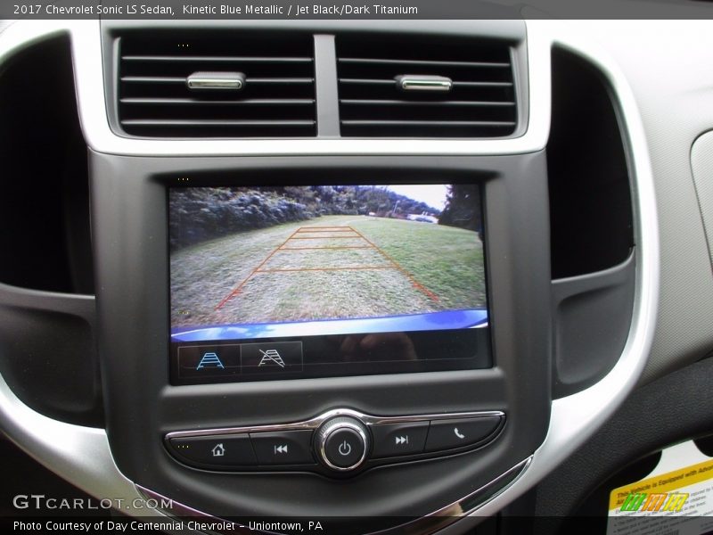 Kinetic Blue Metallic / Jet Black/Dark Titanium 2017 Chevrolet Sonic LS Sedan