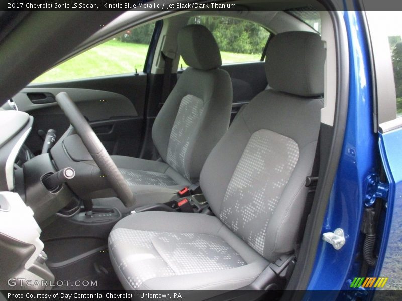 Kinetic Blue Metallic / Jet Black/Dark Titanium 2017 Chevrolet Sonic LS Sedan