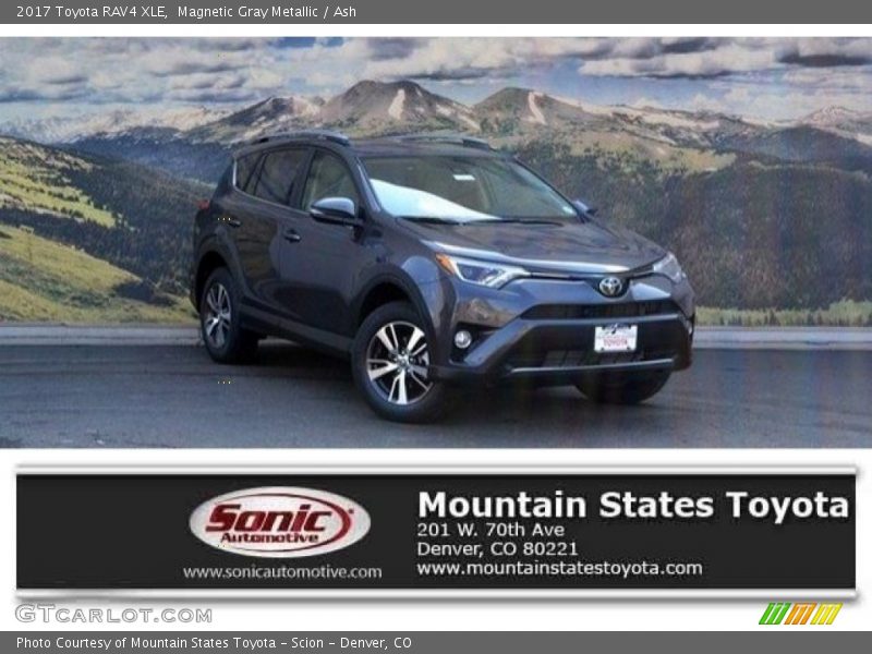 Magnetic Gray Metallic / Ash 2017 Toyota RAV4 XLE