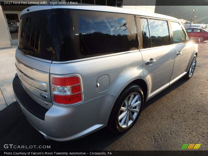 Ingot Silver / Black 2017 Ford Flex Limited AWD