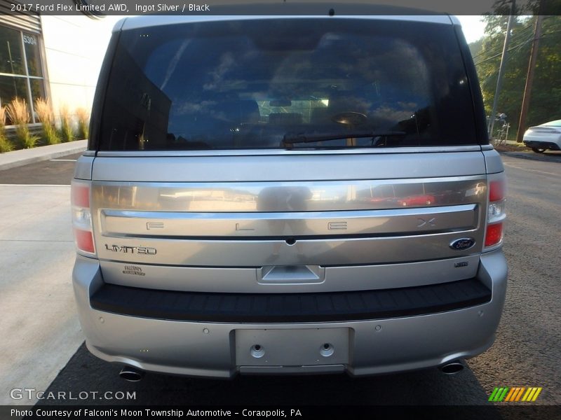Ingot Silver / Black 2017 Ford Flex Limited AWD
